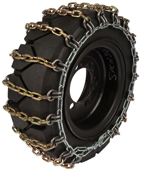 quality chain hdsl  mm alloy square link skid steer tire chains