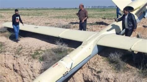 iranian drone crashes  oil rich province