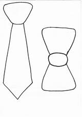 Krawatte Gravata Cravate Props Fliege Basteln Malvorlage Cravatte Feltro Trousse Soins Acessar Accessoire Finalizando sketch template