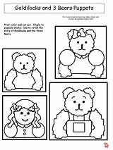 Bears Goldilocks Three Coloring Activities Pages Esl Learningenglish Puppets Activity Printable Kindergarten Popular Puppet Coloringhome Bear Publicado Por sketch template