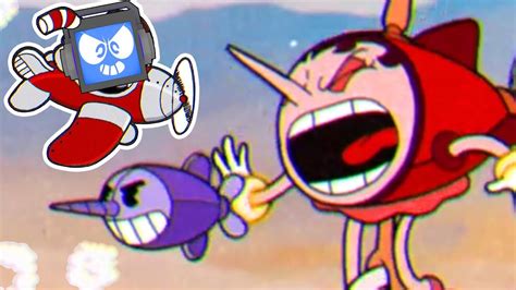 Cuphead I Beat The Plane Boss Hilda Burg Unicycle