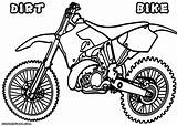Dirt Bike Coloring Pages Dirtbike Print Colorings sketch template