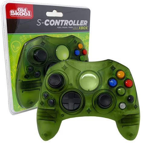 xbox controller  type wired game pad green xbox microsoft