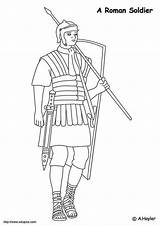 Coloring Roman Choose Board Soldier sketch template