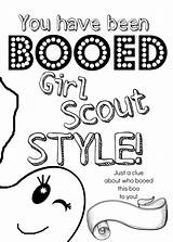 Scout Coloring Girl Pages Scouts Daisy Cookie Halloween Brownie Sheets Printable Promise Boo Girls Law Printables Booed Brownies Been Troop sketch template