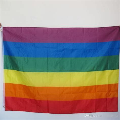 2020 rainbow flag 90x150cm lesbian gay pride polyester lgbt flag banner