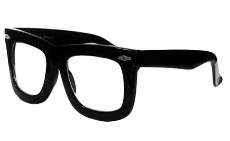 oversized smart clear lens thick square large frame eyeglasses 256