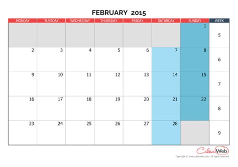 printable calendar   printable calendar february