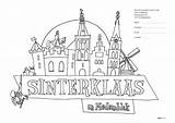 Sinterklaas Kleurwedstrijd Tekening Kleurplaten Kleuren Schoentje Prijswinnaars Medemblik Medemblikactueel sketch template