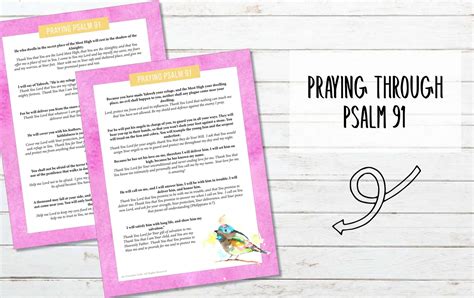 printable  printable psalm  prayer printable templates