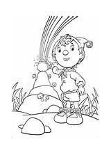 Noddy Coloring Pages sketch template