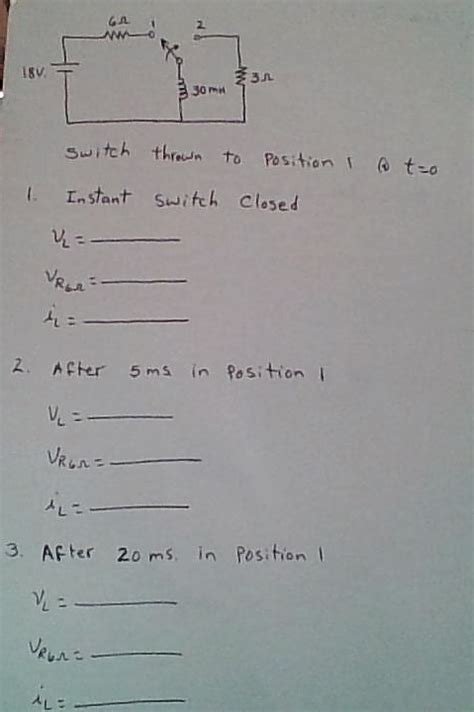 solved switch thrown  position     instant switch cheggcom