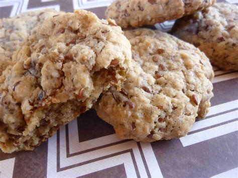 flax seed date oatmeal cookies diary   mad hausfrau