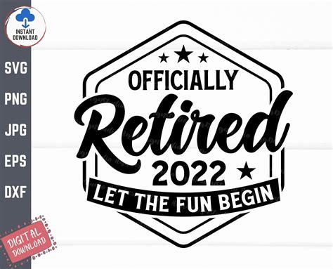 officially retired  svg officially retired   fun etsy