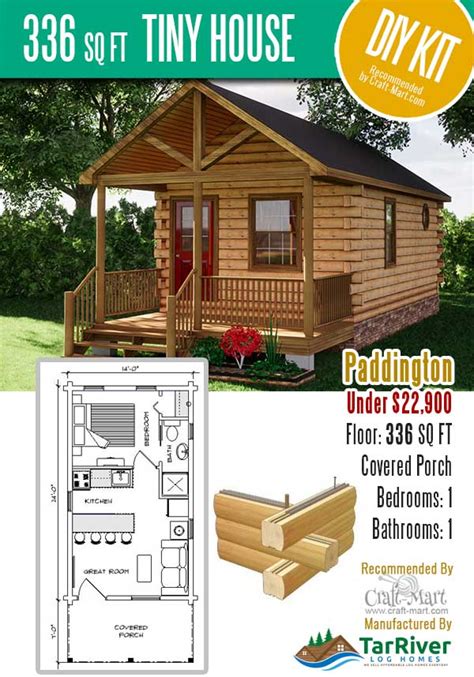 Tiny Log Cabin Kits Easy Diy Project Craft Mart Pre Built Cabins My