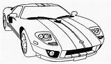 Coloring Pages Kids Car Cars Race Racing Printable sketch template