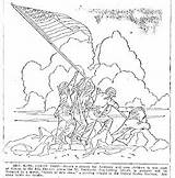 Jima Iwo Sands 1954 sketch template