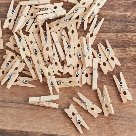 miniature wood clothespins clothespins wood crafts craft supplies