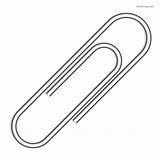 Paperclip Webstockreview Clipartlook sketch template