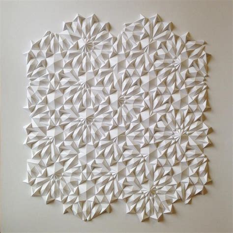 geometric paper sculptures matthew shlian archocom