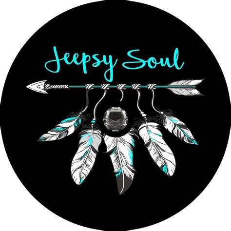 jeepsy soul feather  arrows spare tire cover jeep wrangler etsy jeep tire cover jeep