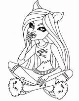 Monster High Clawdeen Coloring Wolf Pages Pastime Ages Presents Wonderful Become Children Category Which sketch template