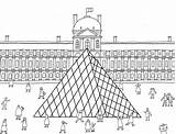 Louvre Museu Parijs Kleurplaat Desenho Steden Gebouwen Kleurplaten Monumentos Heo Gloria Fowler Lanscape Cinesi Educativos Tudodesenhos Leuk Gebouw Doghousemusic sketch template