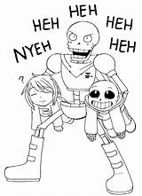 Undertale Coloringonly sketch template