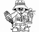 Graffiti Drawings Coloring Pages Gangster Drawing Cool Gang Spray Gangsta Wizard Stuff Adults Easy Draw Cartoon Thug Characters Crown Getdrawings sketch template