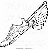 Track Wings Shoes Shoe Running Drawing Clipart Vector Spikes Cartoon Field Line Logo Tennis Royalty Nike Clipartpanda Library Clip Chromaco sketch template