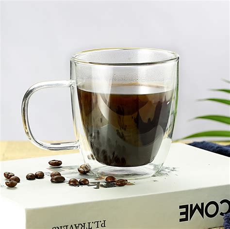 Borosilicate Double Wall Glass Cup For Tea Expresso Coffee Mug