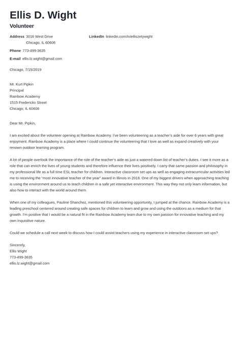 letter format