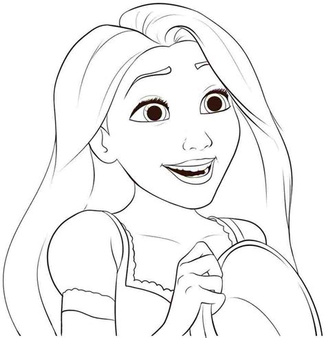 princess coloring pages rapunzel