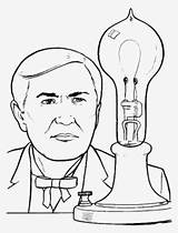 Thomas Edison Seekpng sketch template