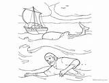 Jonah Nineveh sketch template