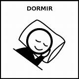 Dormir Pictograma Picto Educasaac Pictoeduca Educa sketch template