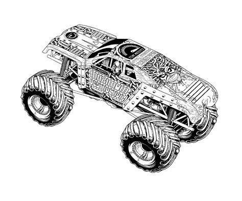 grave digger coloring pages diy color burst