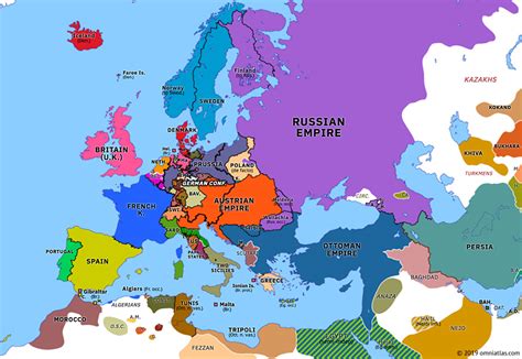 november uprising in poland historical atlas of europe