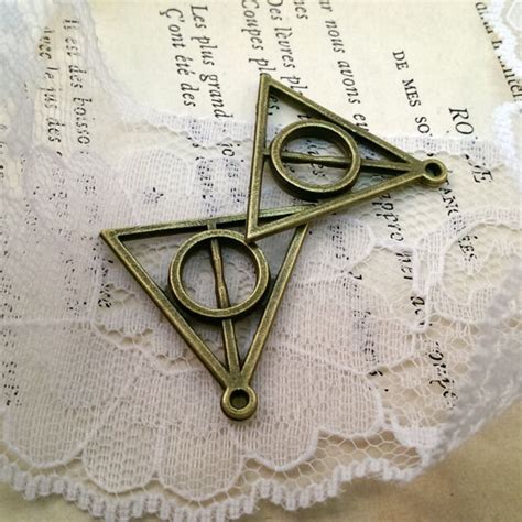 Large Triangle Deathly Hallows Symbol Harry Potter Geometric Triangles