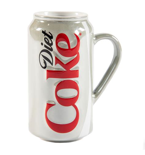 diet coke can sculpted mug 12oz coca cola store