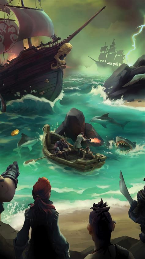 wallpaper sea  thieves gamescom  pirates