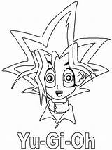 Gi Yu Oh Coloring Yugi Pages Muto Yugioh Surprised Netart Color Draw Colouring Print 5ds Library Choose Board sketch template