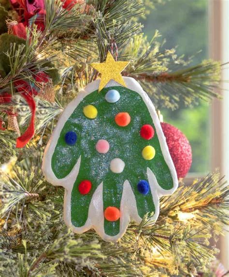 handprint ornament  easy  christmas crafts  gifts