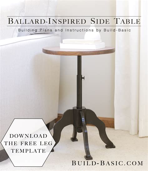 ballard inspired side table build basic