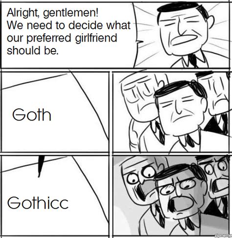 genius goth gf know your meme
