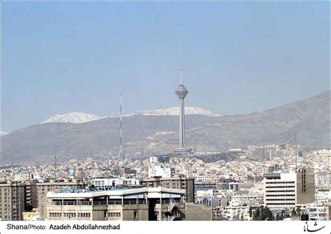 شاخص کیفیت هوای امروز تهران در شرایط سالم قرار دارد شانا