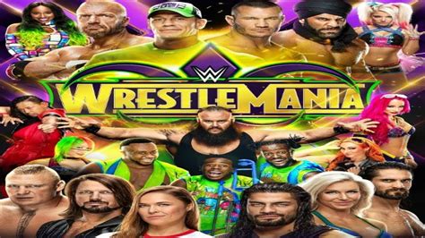 revealed potential main event of wwe wrestlemania 34 on wwe network mykhel