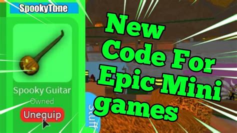 epic mini games roblox  codes