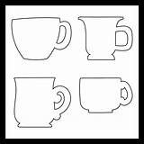 Printable Cups Mugs Printablee sketch template