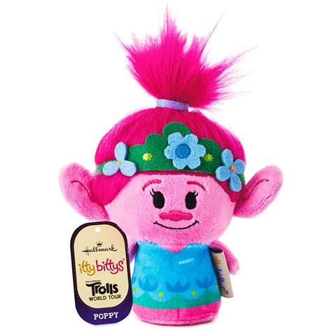 Itty Bittys® Dreamworks Animation Trolls World Tour Queen Poppy Plush